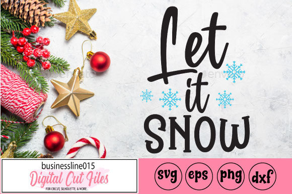 Christmas Let It Snow SVG Design Review