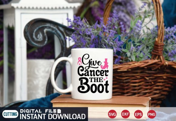 Give Cancer the Boot Svg Review for Embroidery Projects