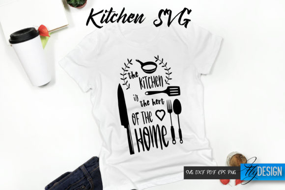 Kitchen Quote SVG T Shirt Design V25 Review